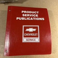 1982 Gm Chevrolet Master Product Service Publication Binder Rare 1982 Gm Chevrolet Master Product Service Publication Binder Rare
