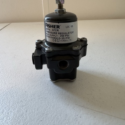 #ad Fisher 67CR Pressure Regulator 250 PSI Max Supply 0 35 PSI Spring Range NEW $85.00
