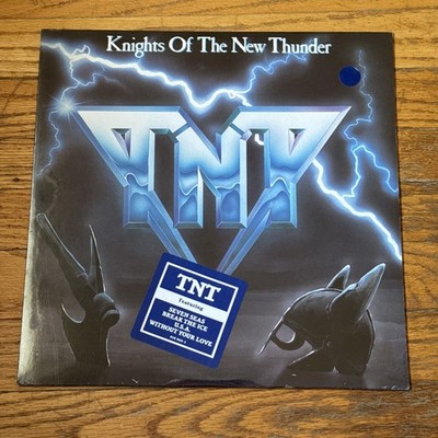 TNT Knights Of The New Thunder LP Sealed ORIG Hype Sticker 1984 Polygram Metal !