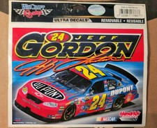 Jeff Gordon Static Cling Decal   Jeff Gordon, 24, DuPont, Hendricks Motorsports