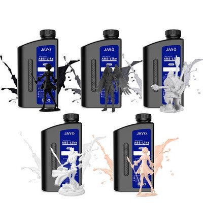 JAYO 405nm 1KG ABS-Like 3D Printer Resin UV-Curing Photopolymer Resin LCD 4K 8K