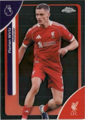 Florian Wirtz 2026 Topps Chrome Premier League Liverpool FC #119