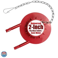 2-Inch Universal Toilet Flapper Replacement Kit - Fits Kohler, Toto, American...