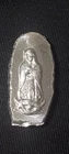 .999 Fine Silver Art Piece – High Relief Virgin Mary Style Bar  Unique Handmade