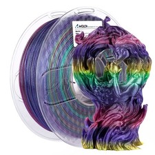 AMOLEN PLA 3D Printer Filament 1KG, Polarized Light-rainbow