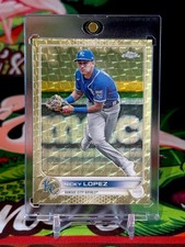 2022 Topps Chrome Nicky Lopez Superfractor 1/1 TRUE #76 Gold Vinyl Royals
