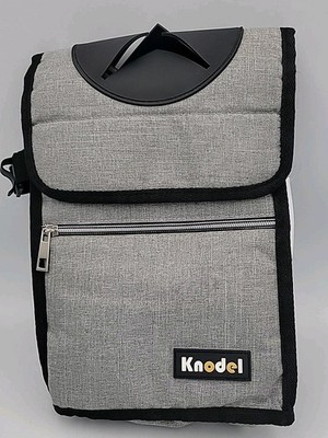 KNODEL Car Trash Can Waterproof Garbage Bag with Lid Adjustable Straps NEW