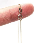 Gold Chain Necklace Fine 9ct Jewellery Micro Belcher Rolo 0.8mm Stamped 375