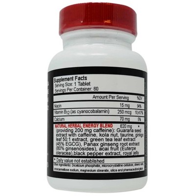 Energy Blaster Tablets, 60-Count Bottles Pack of 2