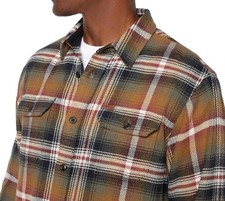 Orvis Men's Big Bear Heavyweight Flannel Shirt Cotton Multicolor Size M
