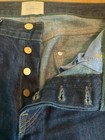 $175 Sid Mashburn Blue Slim Straight Jeans 32x34 Made in USA — photo 3