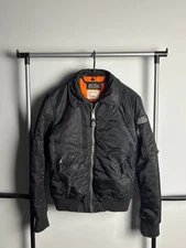 Schott Bros CWU‑R‑213‑31 Army Type Black Bomber Jacket Men’s S Vintage Military