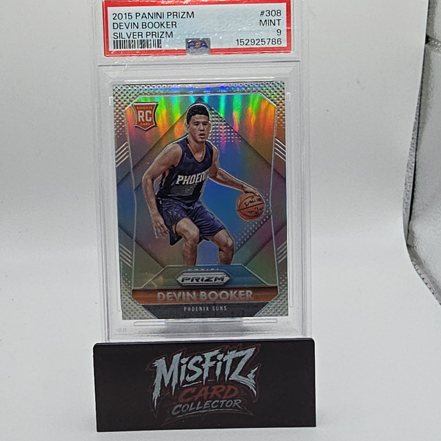 Panini 2015-16 Prizm Rookies Devin Booker Silver Prizm Rookie #308 Suns