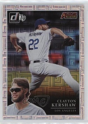 2019 Panini Donruss Action All-Stars Vector Clayton Kershaw #AA6 11ar