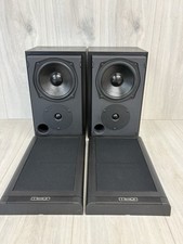 Mission 760i 2 Way Reflex Hi-Fi Bookshelf Speakers 6 Ohm 75W Black Ash - WORKING
