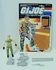 Vintage 1989 GI Joe Figure ROCK & ROLL v2 Complete with Full File Card