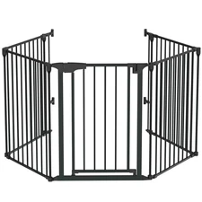 120 Inches Wide Configurable Baby Gate, Fireplace Safety Fence/Guard, Adjustable