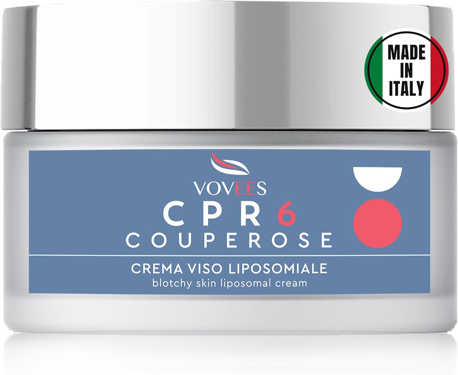 Crema Viso CPR6 Vovees: Trattamento Intensivo Couperose e Rosacea