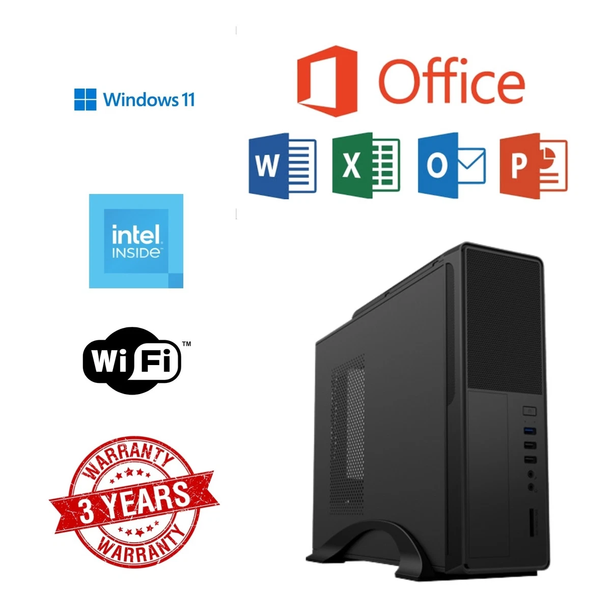 Small Form Factor (SFF) Intel Core i5 8th Gen. PC Desktops & All