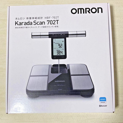 Omron HBF-702T-BK Body Composition Monitor Bluetooth 8-Sensor Scale JDM Neu