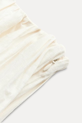 Neu Zara ZW Collection strukturiertes trägerloses Sommerkleid Gr. M 10 - 12 UVP 69,99 € - Bild 10 von 11