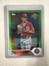 2023 Topps Pro Debut Brenner Cox #PD-128 Rookie Green Foil Auto /99 Nationals