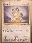 Pokémon Meowth Jungle #56/64 Gold Border Wotc Promo Vintage