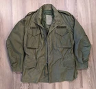 Vintage M-65 Field Jacket 1967 Vietnam Medium Regular Military Army OG 107 Coat