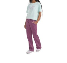 Levi's Girls Wide Leg Stretch Denim Jeans Size 10 Grape Nectar Adjustable Waist