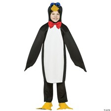 Rasta Imposta Penguin with Red Bow Tie Halloween Costume for Kids, Boys and