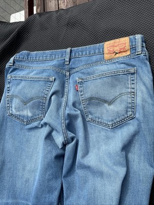 Levis 541 Athletic Taper Fit Jeans Mens 38x34 Blue Medium Wash 18181-0614
