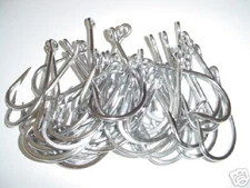 100 Stainless Big Game TUNA 8/0 Hooks Marlin Shark 9729 Tuna Ballyhoo rigging