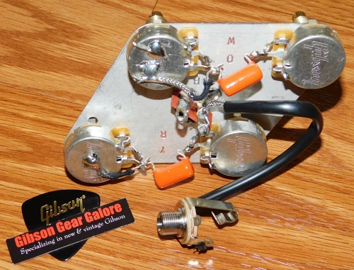 Gibson Les Paul Pot Control Board 60's Standard Guitar Parts Orange Drop Jack
