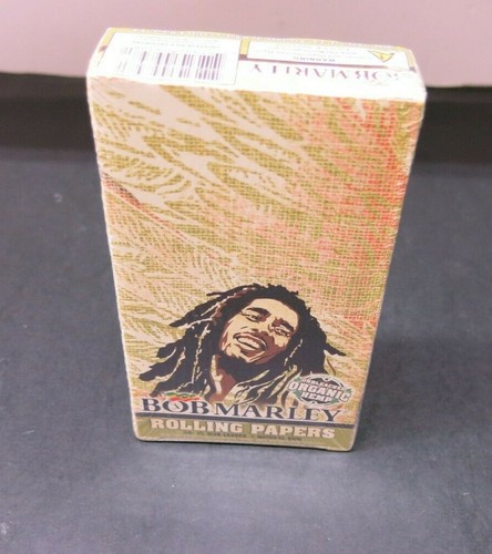 Authentic Bob Marley Unbleached Organic Hemp 1 1/4, 1.25 Rolling Papers 25 Books - Picture 3 of 3