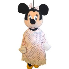 Vtg Disney MINNIE MOUSE Diaper Holder Bag Nursery Walt Disney World Land Plush