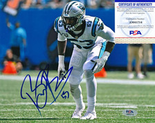 Brian Burns Signed Autographed Carolina Panthers 8x10 Photo PSA/DNA Certified