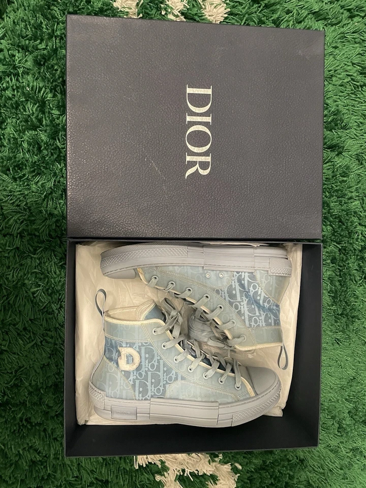 Size 9 - Dior B23 High Dior Oblique - Blue - Image 2 of 4