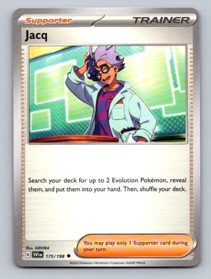 2023 Pokemon Card Scarlet & Violet Jacq 175/198
