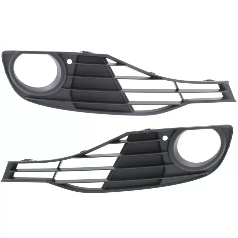 New Front Fog Light Trims Left & Right Side Textured Fits 2012-2015 BMW 3 Series Foto 2 de 4