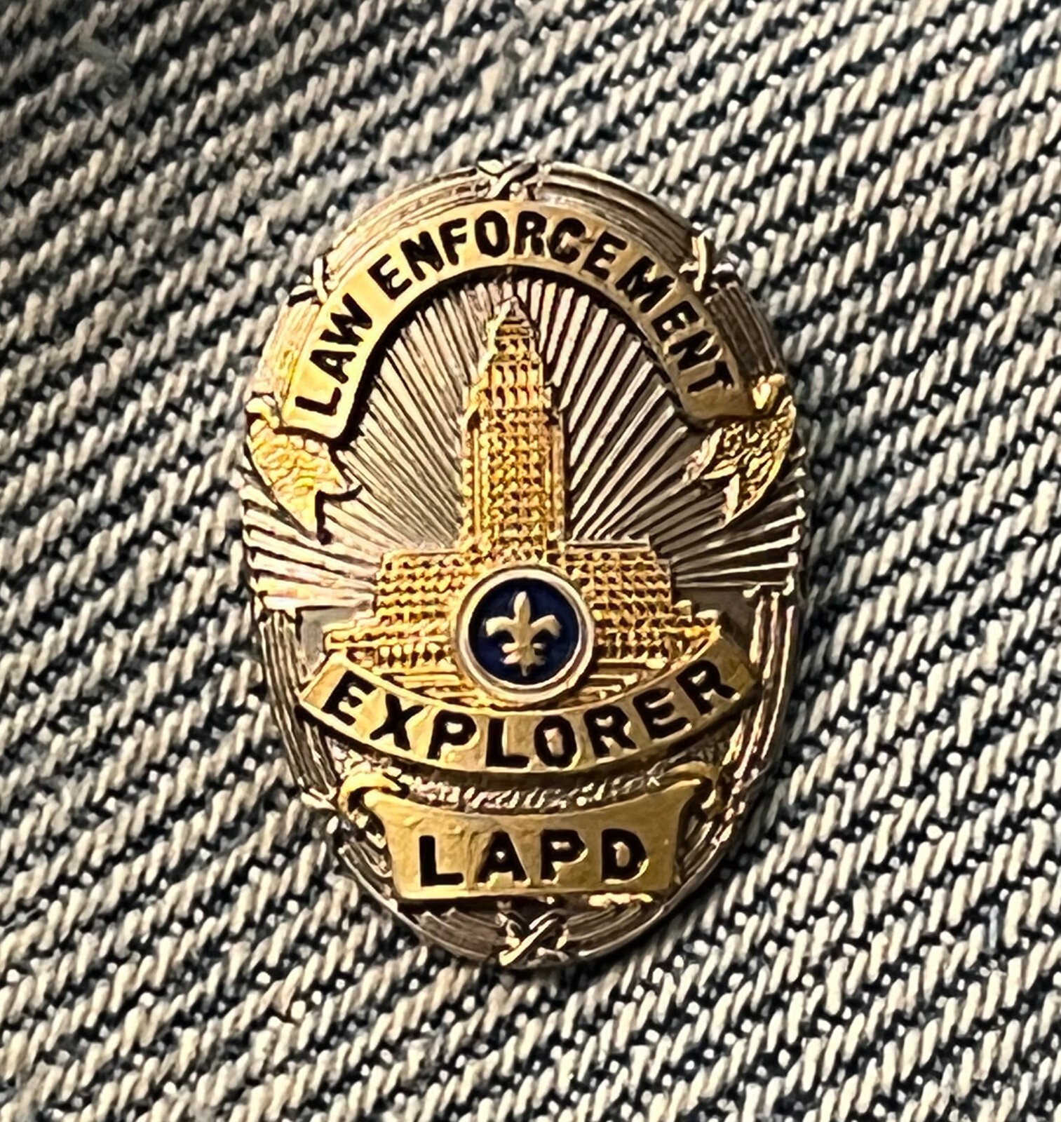 LAPD Mini Lapel Pin Law Enforcement 80's vintage by Gift Creations