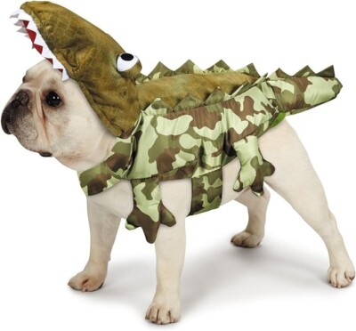Zack & Zoey Camo Alligator Costume for Dogs, X-Small | eBay
