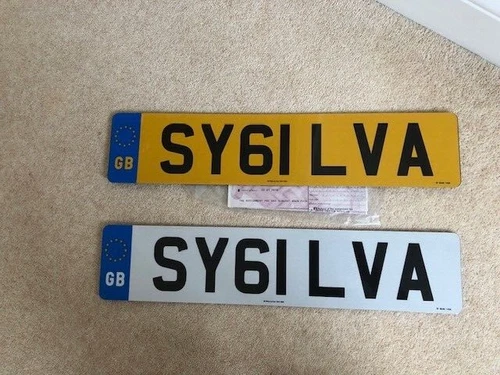 SYLVIA - SY61LVA -PRIVATE REGISTRATION PLATE - Picture 1 of 1