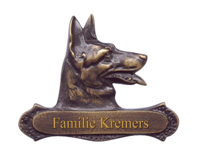 10x Hunde-Namensschild Rohlinge – Aus Edelstahl Zum Gravieren