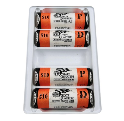 2006 P D SOUTH DAKOTA State Quarter Rolls BU US Mint Wrapped Rolls 80 Coins 25 - Picture 4 of 4