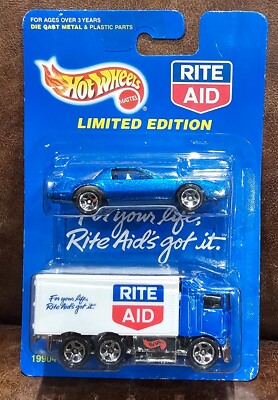 Hot Wheels Rite Aid Highway Hauler/Lambo limited Edition 2 Pack 1997