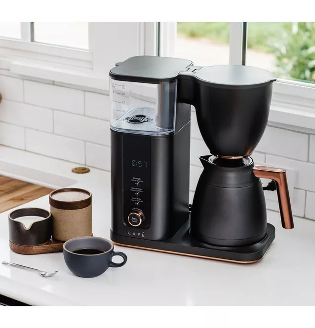 GE Cafe Drip Coffee Maker Insulated Thermal Carafe WiFi 10 Cup