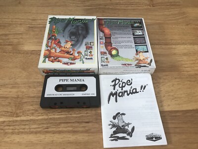 Pipe Mania – Amstrad CPC 464 – Jeu Sur Cassette – Bon état