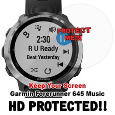 Garmin Forerunner 645 Music HD Clear Screen protector anti scratch set of 2