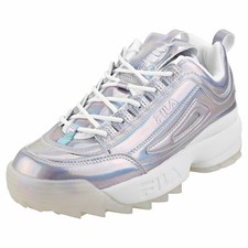 fila disruptor 2 womens silver