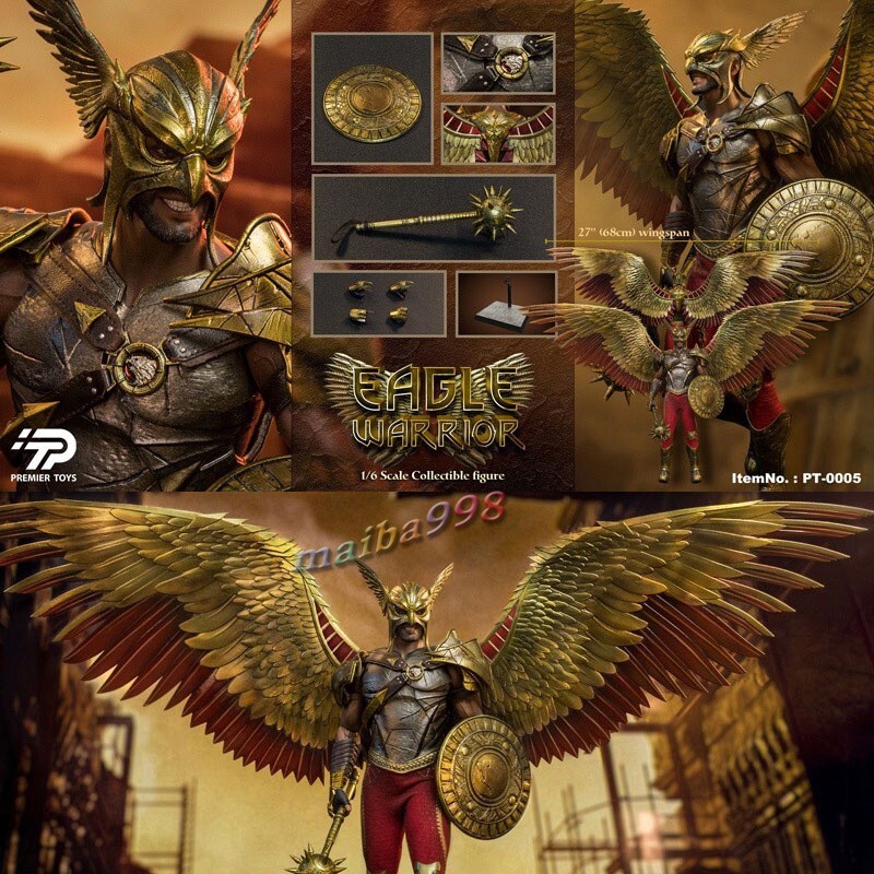 Premier Toys 1/6 カーターホークマン ブラックアダムPT0005 Premier Toys PT0005 1/6 Black Adam Hawkman 12